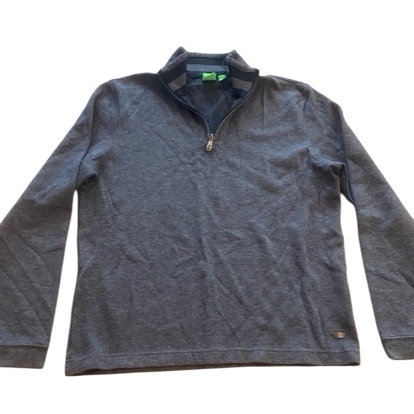 Hugo Boss Other - Hugo Boss men’s quarter zip gray pullover sweater new medium